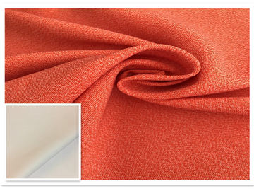 Humedad bicolor de la firmeza de alto color de la tela 400D de la prenda impermeable de la naranja permeable