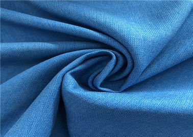 La tela cruzada azul se descolora buena firmeza de color de la tela al aire libre resistente respirable para el abrigo de invierno
