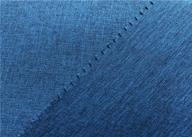 Tejido de poliester cubierto tejido tela cruzada, tela respirable de la prenda impermeable de la chaqueta de la mirada de dos tonos